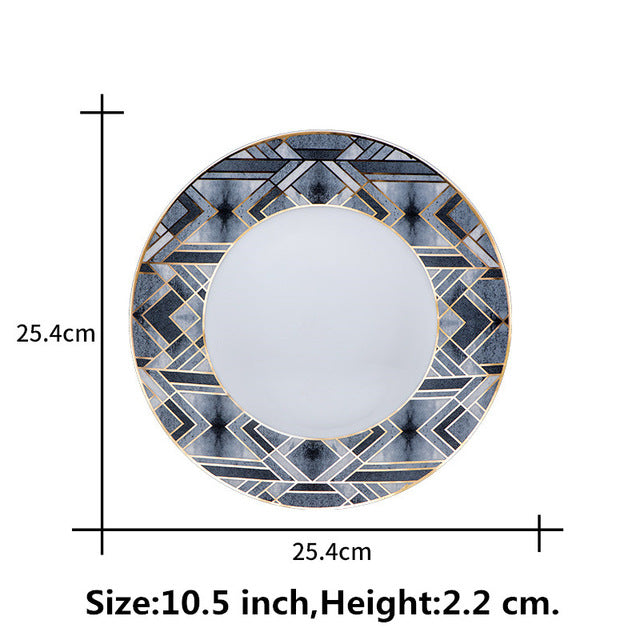 Western food, dishes, plate