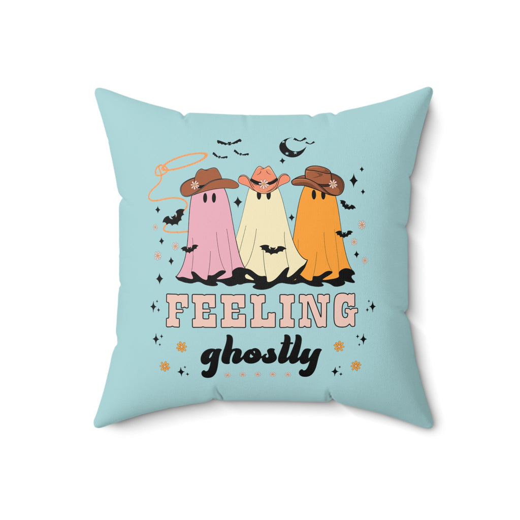 Feeling Ghostly Cowboy Ghost Pillow